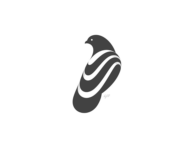 pigeon logo pigeon b.