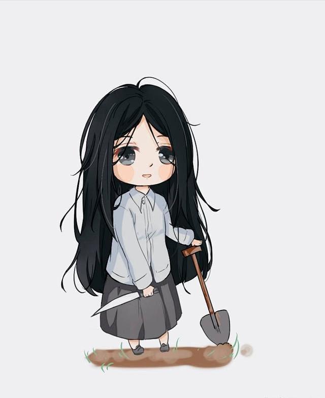 q版动漫人物手绘插画一人之下同人图宝儿姐动漫美少女