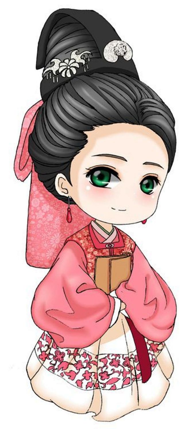 刘诗诗q版手绘女医明妃传谈允贤