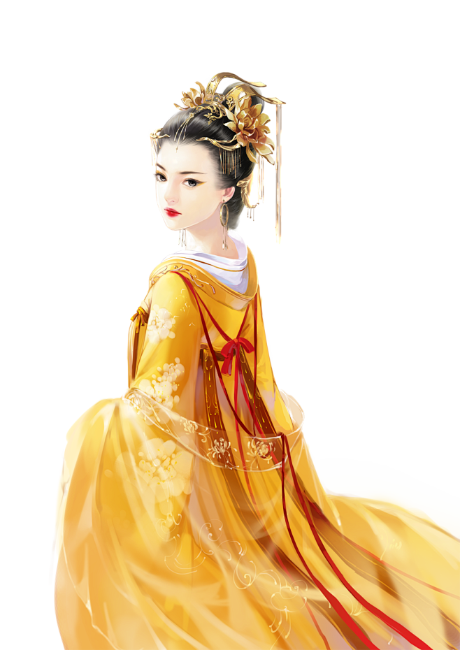 柒柒染月从瘋bij转采于2018-02-06 17:59:19皇后_l2古风立绘柒柒染月