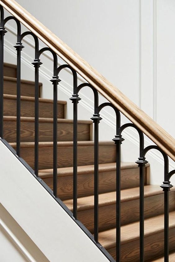 28个楼梯铁艺扶手栏杆设计案例灵感优优