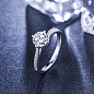 30分50分钻石求婚戒指 铂金钻戒 1克拉钻石女戒求婚结婚戒指 包邮 