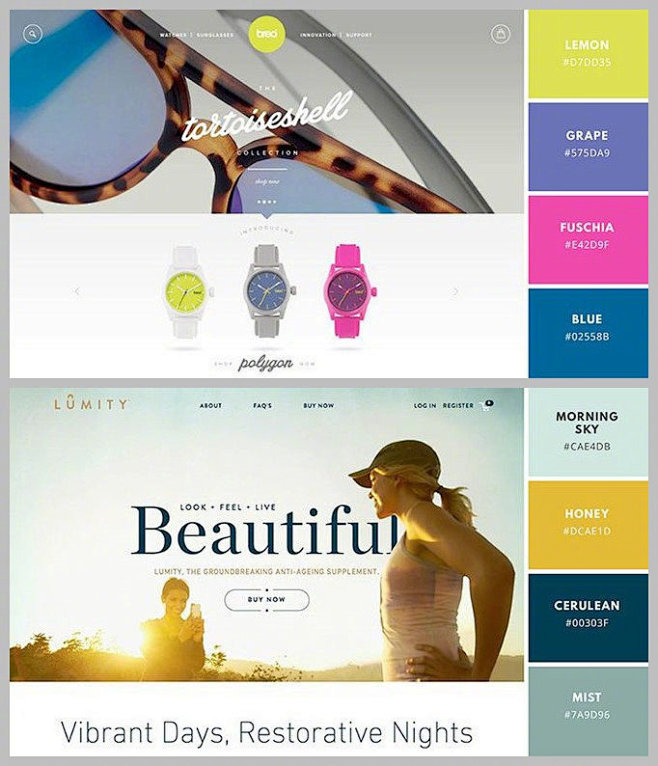 50套实用网页配色方案附有色值转需67676767