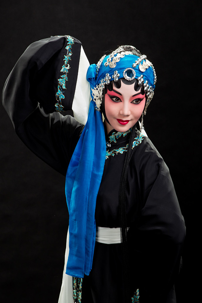 整理京剧花旦青衣摄影