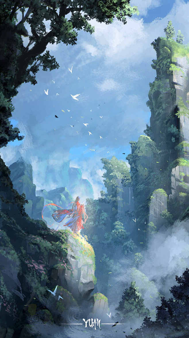 游戏背景武侠背景仙侠背景国风背景武林传奇背景竹林大山江湖