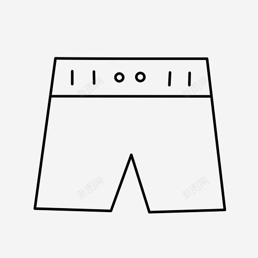 泳裤旅行泳装图标防护icon标识标志ui图标设计图片免费下载页面网页