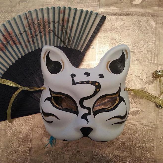 狐狸出品日本狐狸面具和风手绘淘宝网
