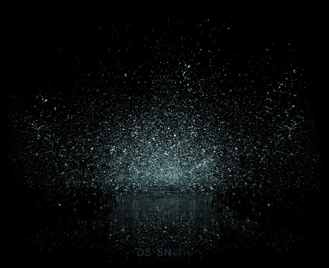 水花溅落各种形状水雾水滴液体海报合成水元素