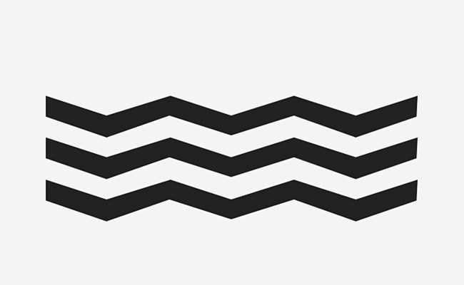 黑色的波浪线