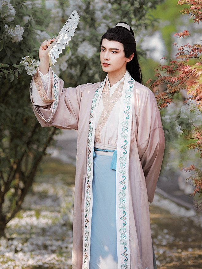 云裳露华醉花间宋对交穿短衫百迭裙刺绣情侣汉服原创正品男淘宝网