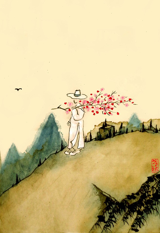 o尹波o从安霓霓转采于2020-07-20 19:12:52「 老树画画 」.