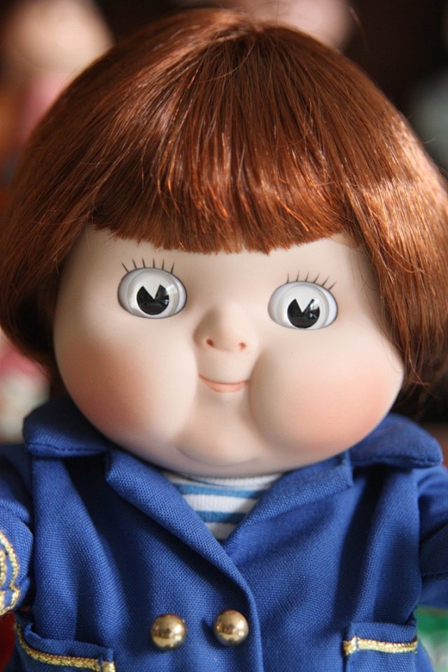 古董娃娃番茄汤娃娃海军风超萌大胖娃仅供欣赏淘宝网