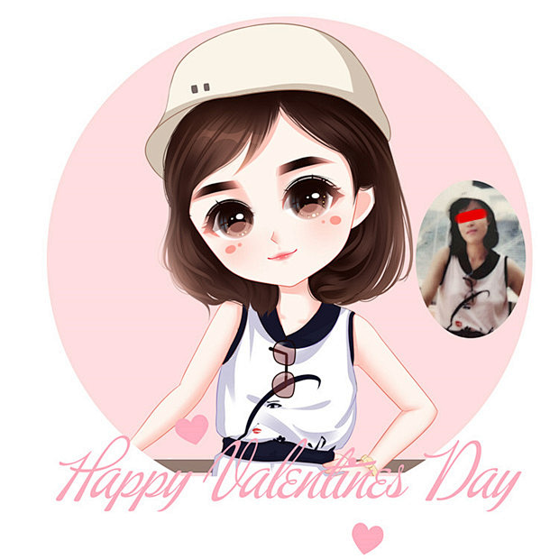 超级精致真人照片转粉末q版卡通动漫头像logo设计礼物情侣定制淘宝网