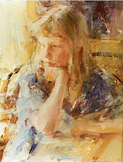 美国印象派女画家卡洛琳安德森人物油画作品选集67676767