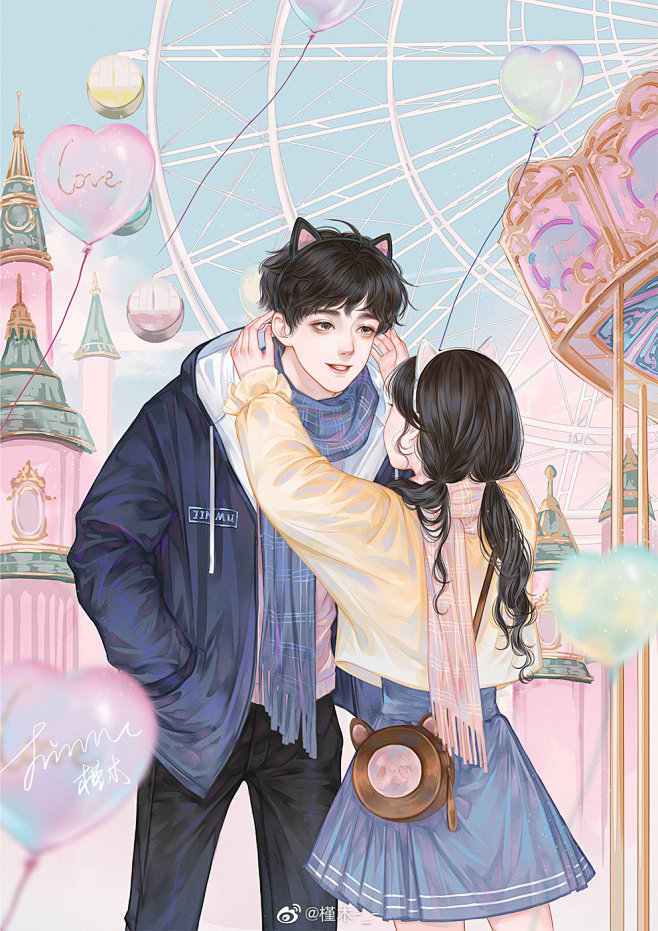 现代情侣 画师:槿木