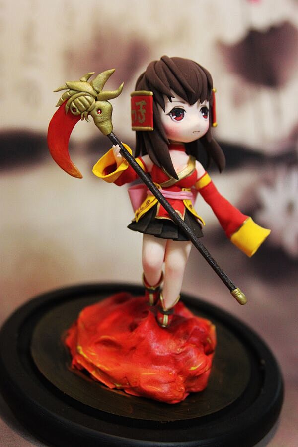 超轻粘土定制仙剑三龙葵红葵q版人偶游戏动漫手办定制淘宝网