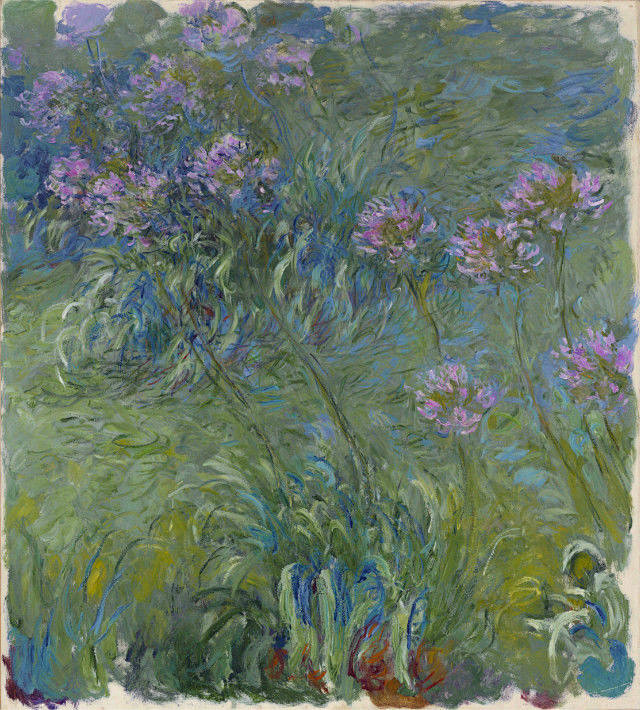 莫奈的静物花卉油画作品欣赏