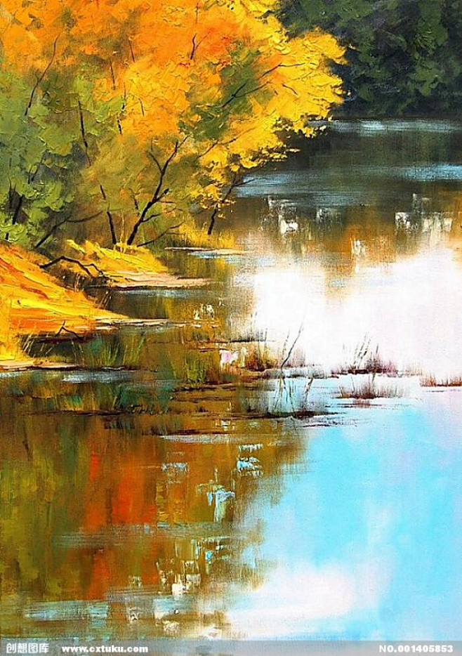 17:11:19油画风景油画水粉水彩禾田视觉-素材库同采自www