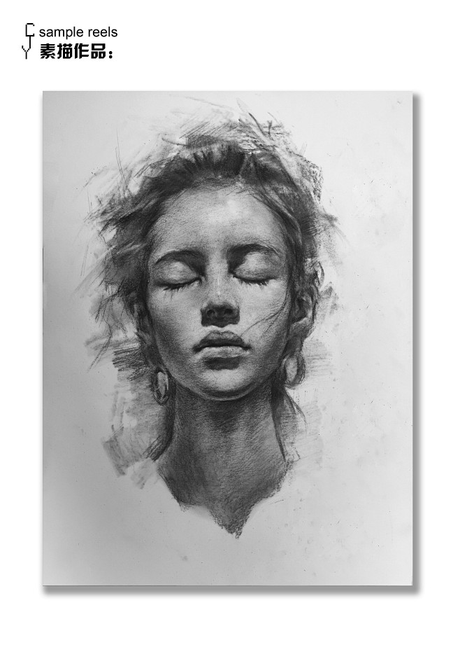 23:50:04绘画作品-闭眼素描skiiper该采集也在以下画板加载更多