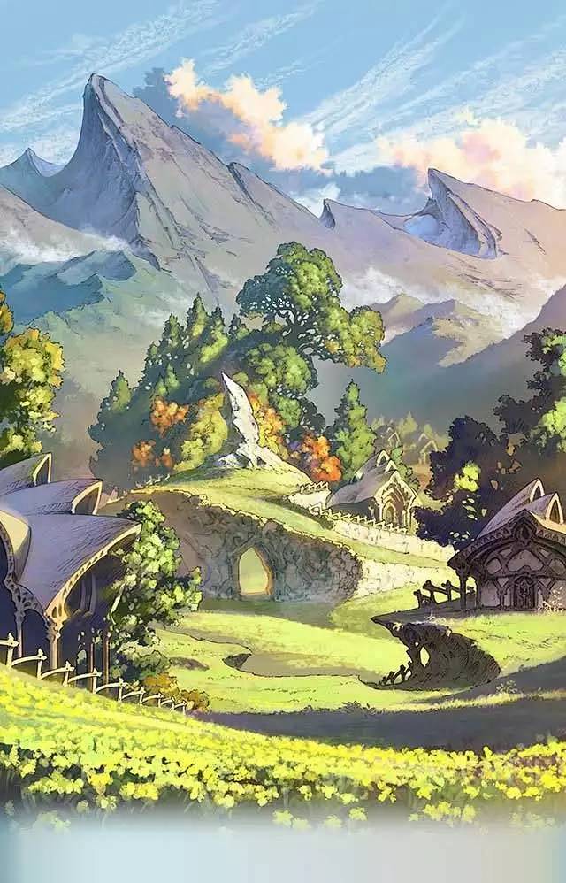 精品原画丨超大型幻想rpg碧蓝幻想原画欣赏七点game大不六文章网