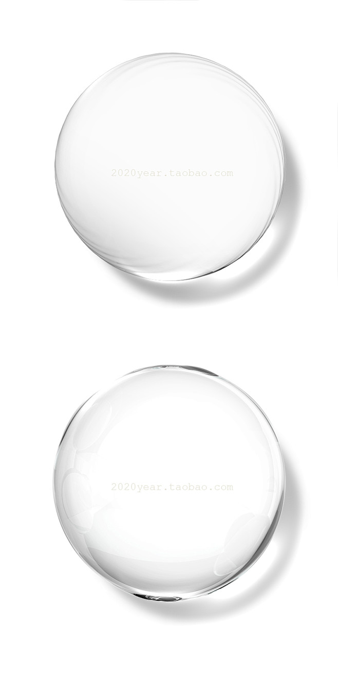 水滴水珠水泡泡透明分层psd资源