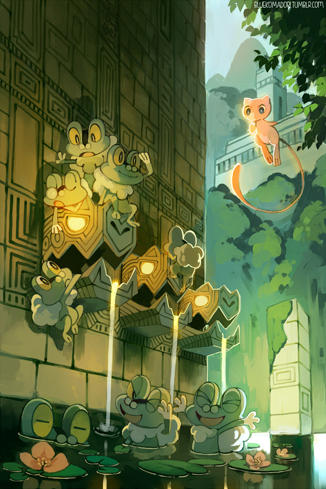 精灵宝可梦梦幻p站コマドリ