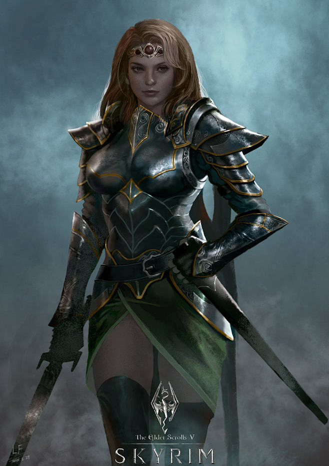 盔甲质感画集编号536游戏cg手绘插画游戏原画千画网588artcom