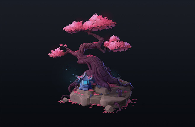 植物原画树原画来自cgbookcn1661