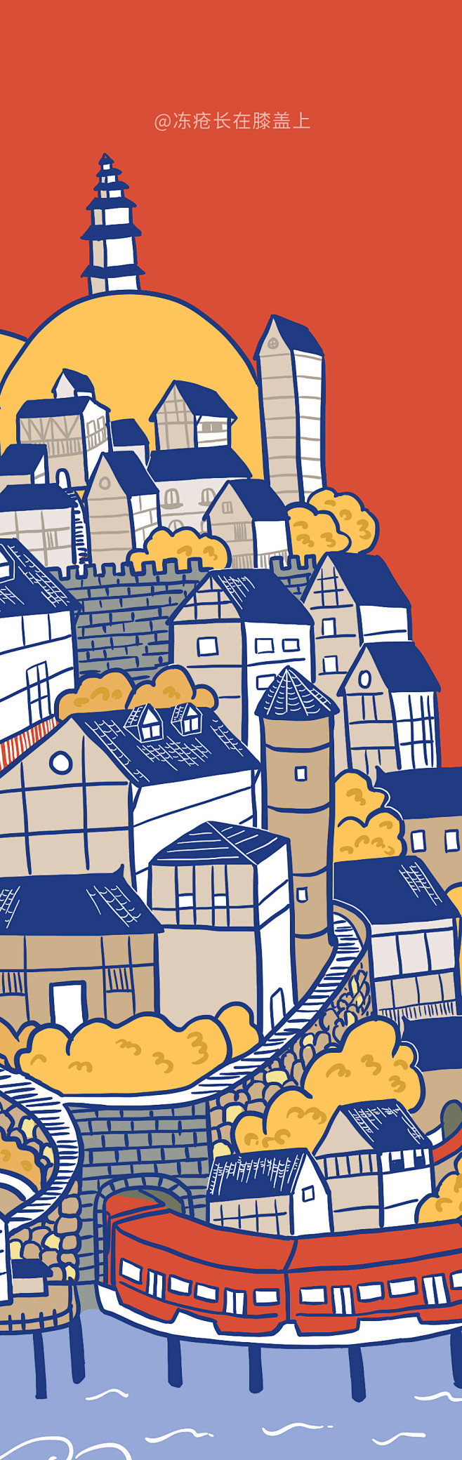 城中有山 老房子 日常 重庆老街 手绘重庆城 重庆城事 山城日记 爬坡