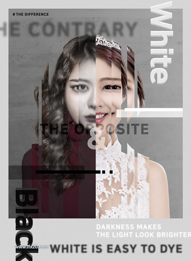 故事主角形象外形海报特写事故风海报设计psd素材