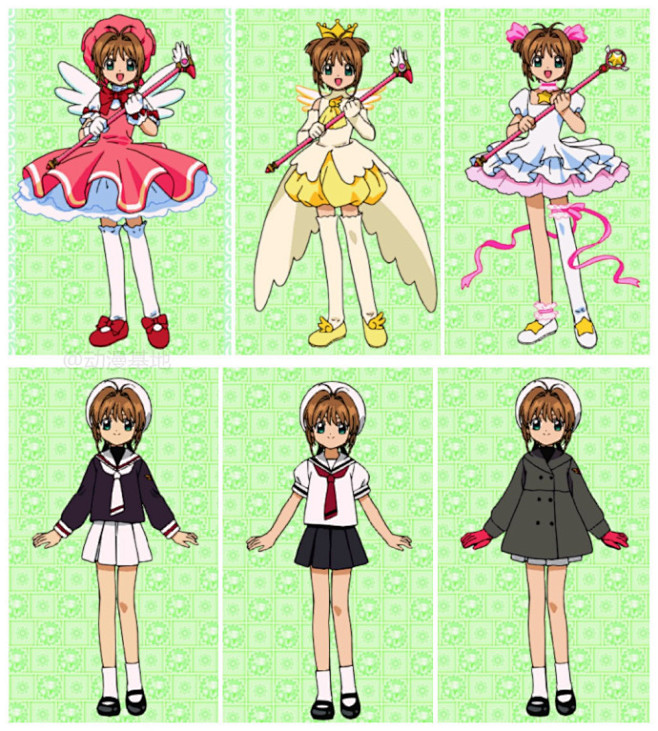 美哭了魔卡少女樱小樱的51套服装展示都是知世满满的心意和爱的体现