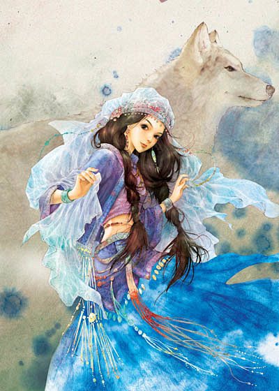 洒脱不羁,热烈精明的大漠狼女金玉———《.