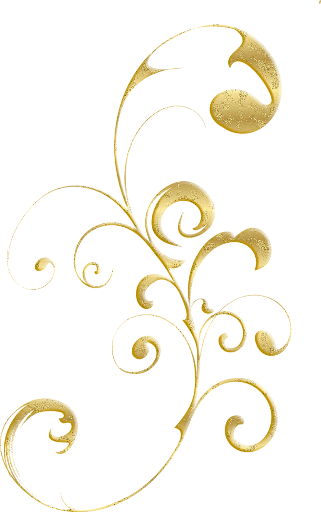 金色镂空花纹png