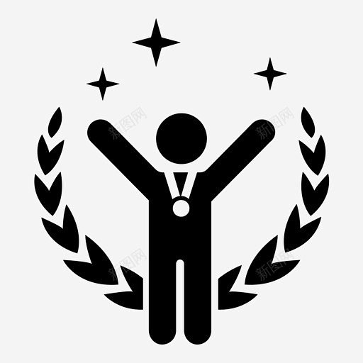 优胜者成功者等级图标icon标识标志ui图标设计图片免费下载页面网页