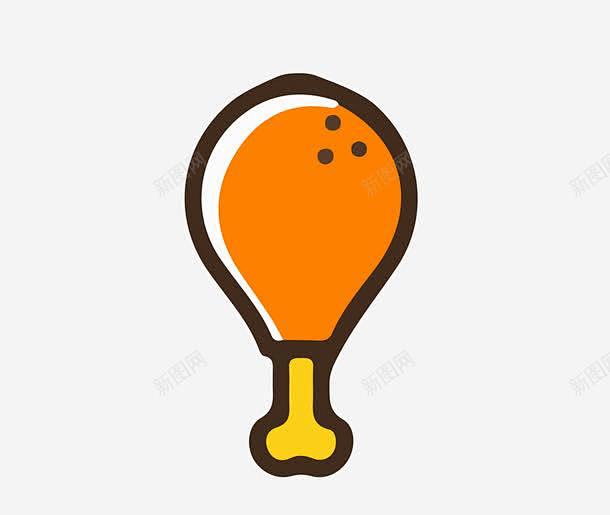 鸡腿图标高清素材免费下载设计图片页面网页平面电商创意素材png素材