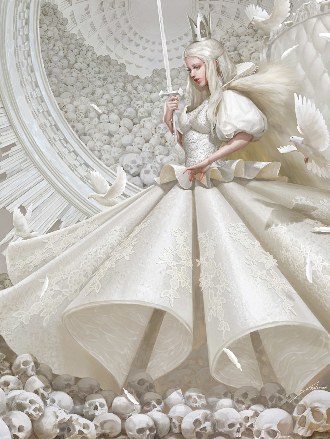 白皇后whitequeenホワイトクイーンfishmanyuingpatreonaclasstext