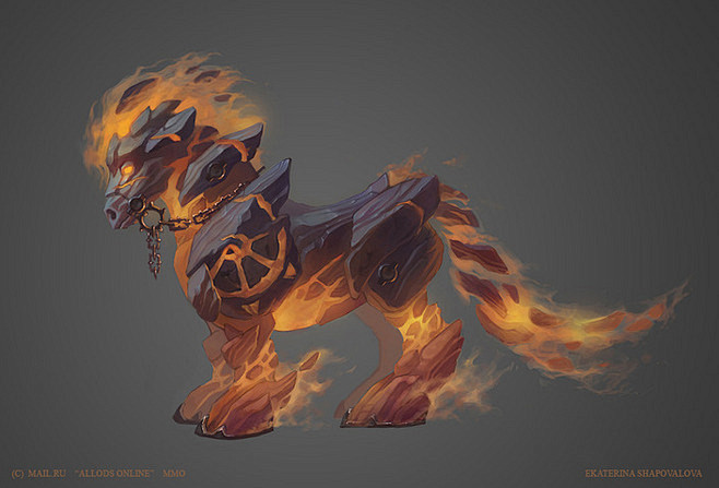 坐骑麒麟马火兽