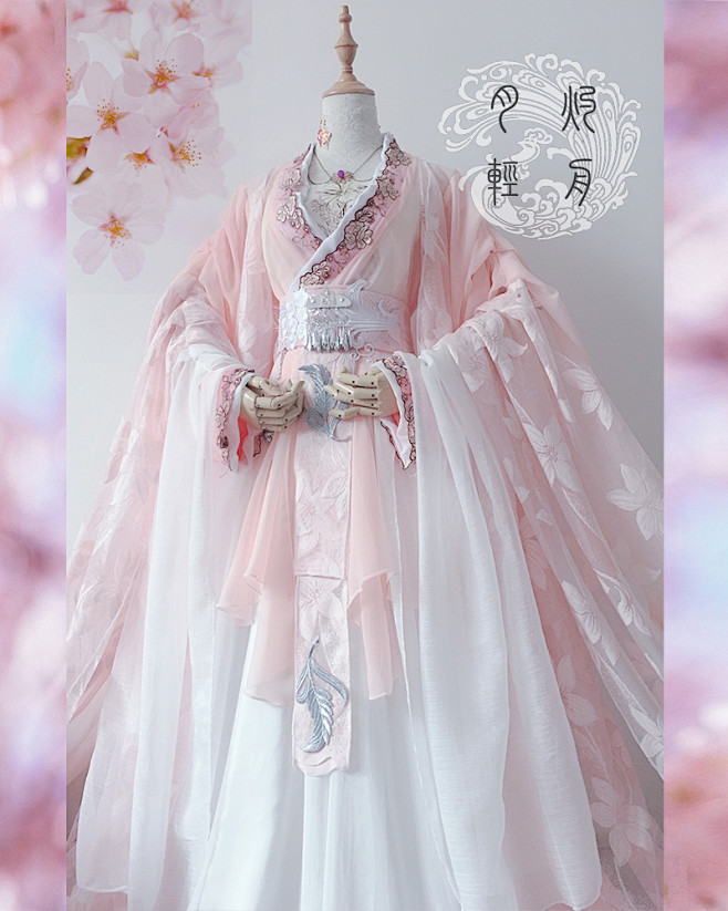 月灼轻舟华胥引锦雀君拂花千骨淡粉女古风cos服cosplay春秋淘宝网