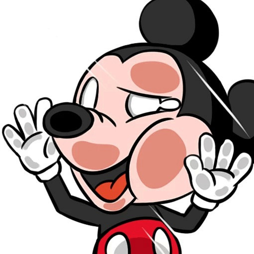 贴玻璃系列米奇头像