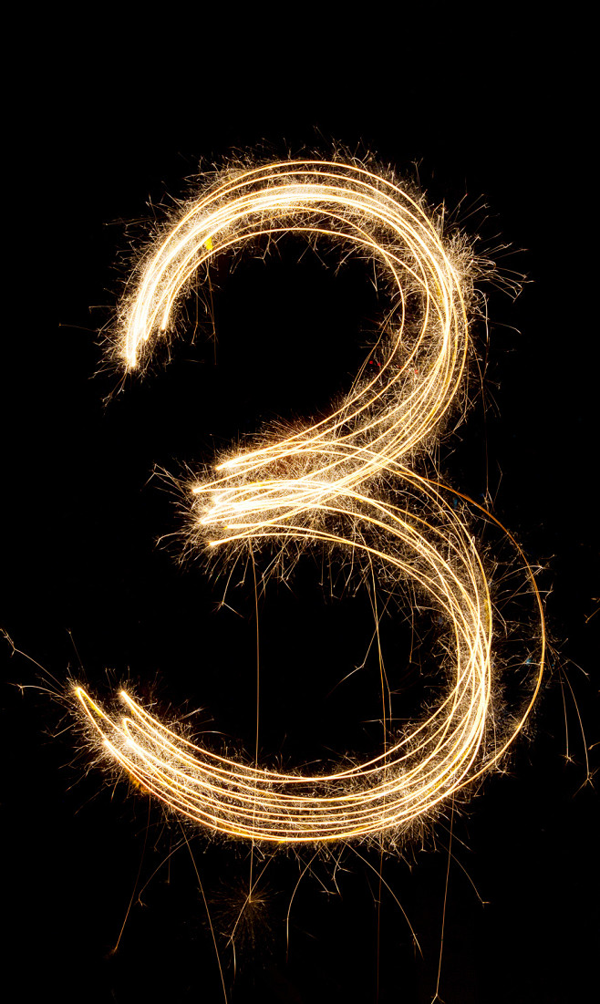 爱情烟火特效26字母数字字体心形光效烟花图形高清jpg图设计素材