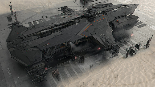 aegishammerheadspaceshiplanded星际公民制作组cloudimperiumgames