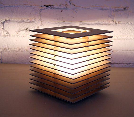 Cubic Cardboard Lamp...
