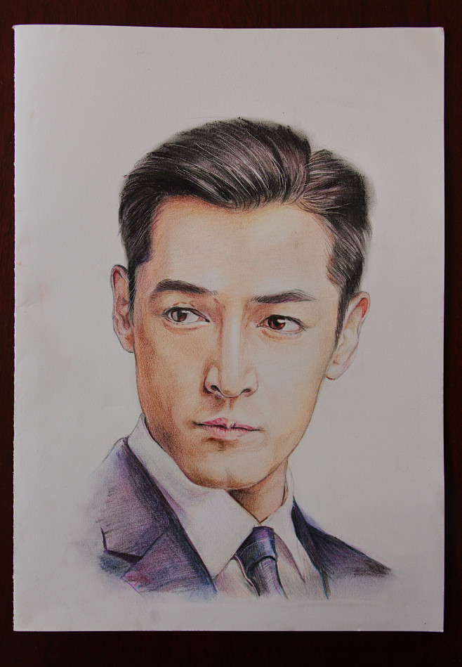 卡哇伊酱采集于2017-12-28 22:39:59胡歌彩铅2喜欢手绘卡哇伊酱该采集