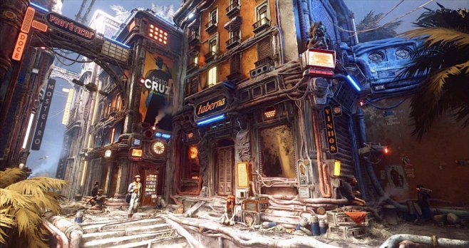 混合蒸汽朋克与赛博朋克维多利亚时代复古来自鹿妖视界微博