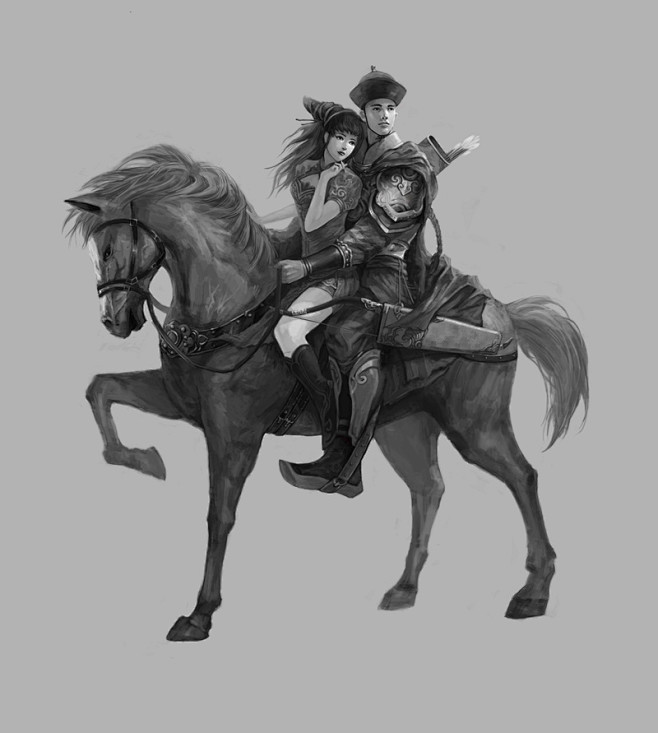 千年老妖的插画梦回大清