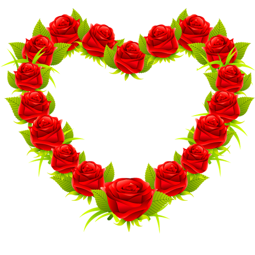 心形玫瑰花图标iconpngcom