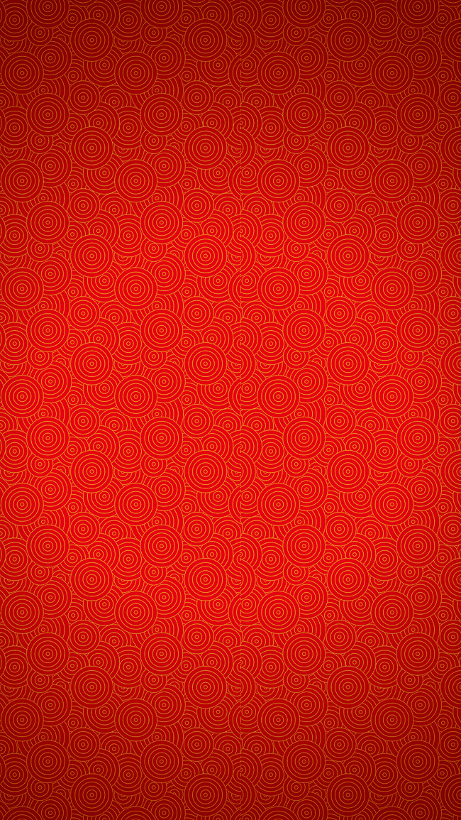 中国风红色祥云花纹h5背景