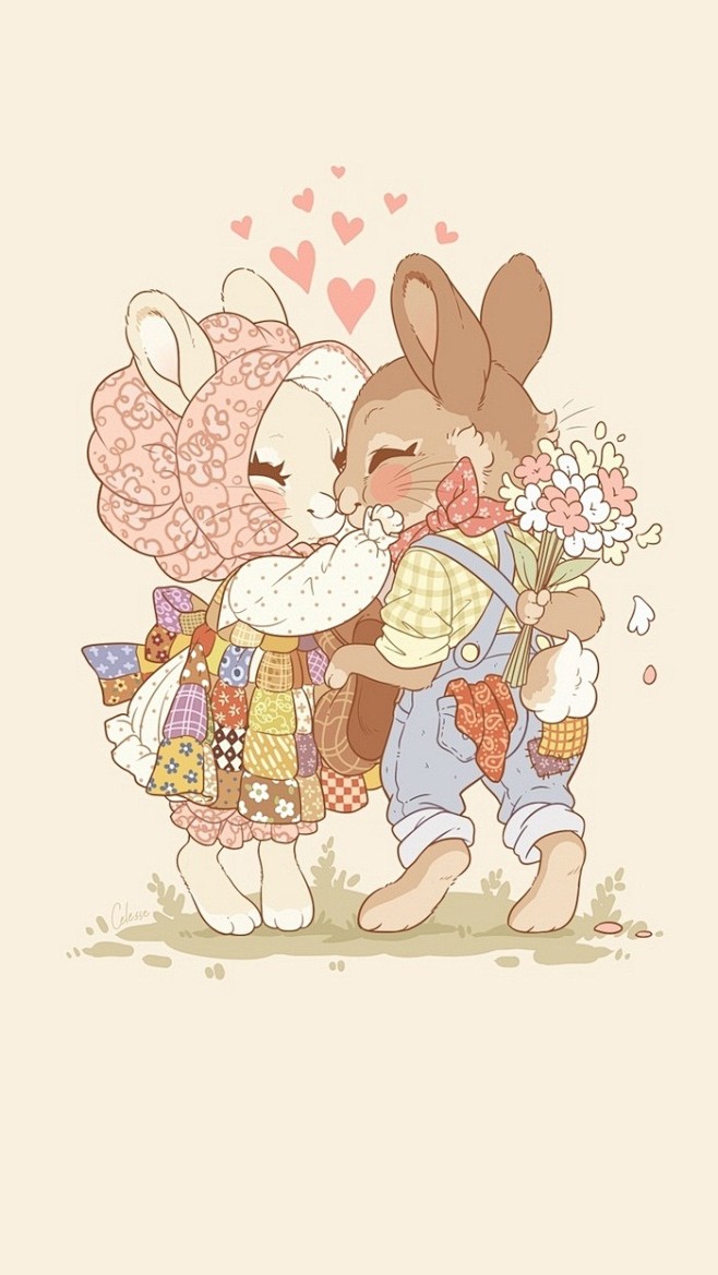 兔子人物动漫唯美图片