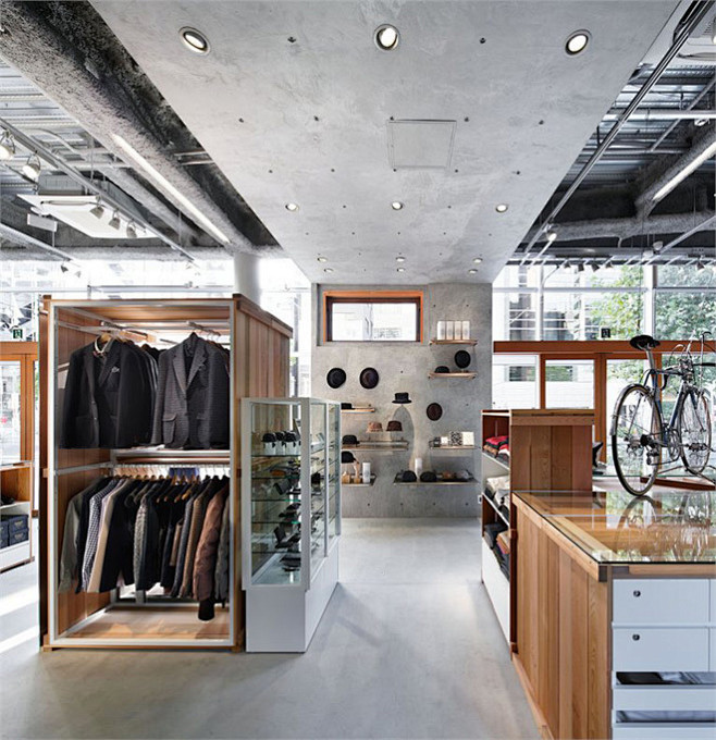 loft风格专卖店设计loft风格设计takeokikuchi服装专卖店设计