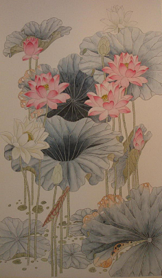 weibo.com采集9527---采集到荷花1邹传安 精品工笔image.baidu.